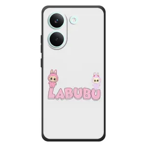 Чохол з принтом Лабубу для Xiaomi Poco X8 Pro (Логотип Лабубу)