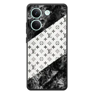 Чехол Стиль Louis Vuitton на Xiaomi Poco X8 Pro (LV на белом)