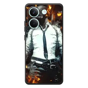 Чохол з картинкою "Герой Pubg" на Xiaomi Poco X8 Pro (Man Пубг)