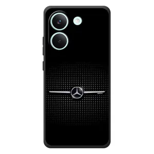 Силиконовый бампер с картинкой машины на Xiaomi Poco X8 Pro (Mercedes)