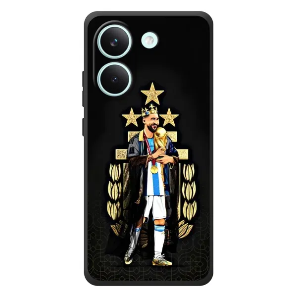 Чехол с рисунком «Месси король» для Xiaomi Poco X8 Pro Чехол с рисунком «Месси король» для Xiaomi Poco X8 Pro