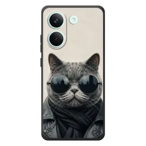 Чехол на тематику: Коты для Xiaomi Poco X8 Pro (Модный кот)
