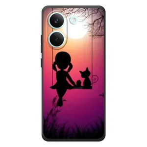Дівчачий Чохол для Xiaomi Poco X8 Pro (На гойдалці)