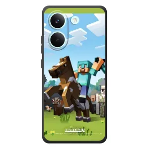 Чохли для Xiaomi Poco X8 Pro (Персонажі МайнКрафт) (На коні)