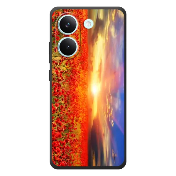 Чехол с рисунком «Поле тюльпанов» для Xiaomi Poco X8 Pro