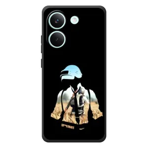 Чохол з картинкою "Герой Pubg" на Xiaomi Poco X8 Pro (Пубг мен)
