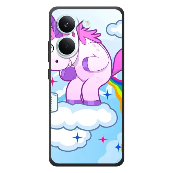 Чехол с рисунком «Радуга единорожка» для Xiaomi Poco X8 Pro Чехол с рисунком «Радуга единорожка» для Xiaomi Poco X8 Pro