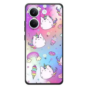 Чохол Unicorn на Xiaomi Poco X8 Pro (Веселка і Єдинорог)