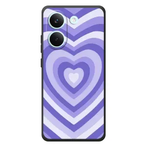 Чохли з тематикою "Маленькі Сердчеки" на Xiaomi Poco X8 Pro (Серце фіолет)