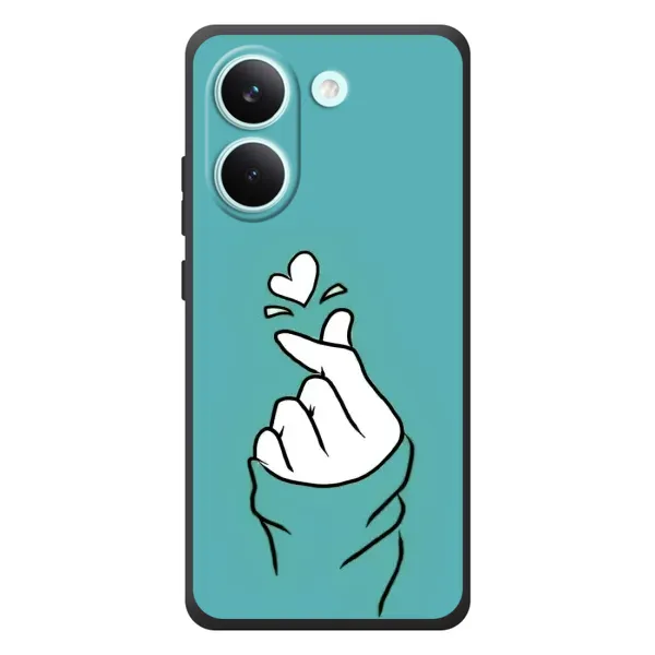 Чехол с рисунком «Сердечко на бирюзовом» для Xiaomi Poco X8 Pro Чехол с рисунком «Сердечко на бирюзовом» для Xiaomi Poco X8 Pro