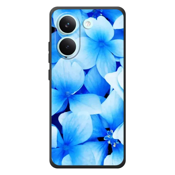 Чехол с рисунком «Синие цветы» для Xiaomi Poco X8 Pro Чехол с рисунком «Синие цветы» для Xiaomi Poco X8 Pro