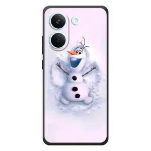 Чехол с зимним принтом для :Xiaomi Поко X8 Про (Снеговик Олов)