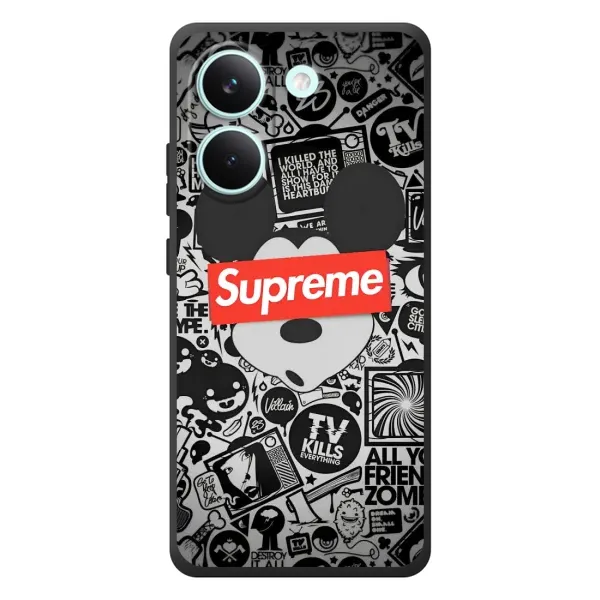 Чехол с рисунком «Supreme Маус» для Xiaomi Poco X8 Pro