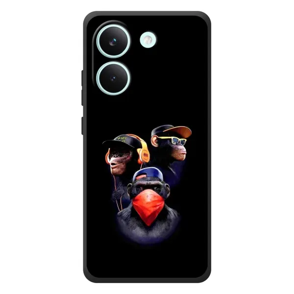 Чехол с рисунком «Три обезьяны» для Xiaomi Poco X8 Pro Чехол с рисунком «Три обезьяны» для Xiaomi Poco X8 Pro