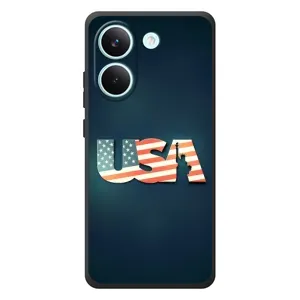 Чехол Флаг USA для Xiaomi Poco X8 Pro (USA)