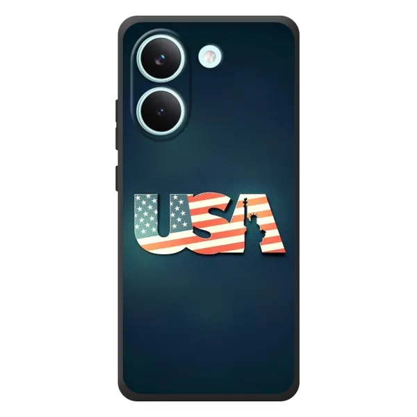 Чехол с рисунком «USA» для Xiaomi Poco X8 Pro Чехол с рисунком «USA» для Xiaomi Poco X8 Pro