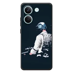 Чохол з картинкою "Герой Pubg" на Xiaomi Poco X8 Pro (В екіперівці)