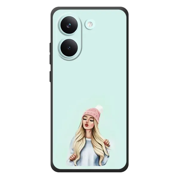 Чехол с рисунком «В шапке» для Xiaomi Poco X8 Pro