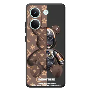 Силиконовый чехол для Xiaomi Poco X8 Pro (Медмедь Луи Виттон)