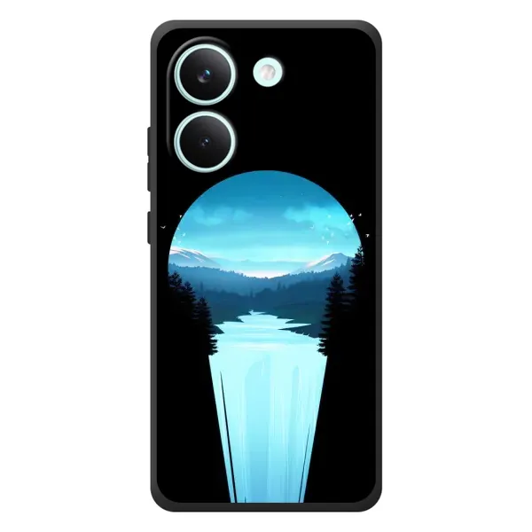 Чехол с рисунком «Синий Водопад» для Xiaomi Poco X8 Pro Чехол с рисунком «Синий Водопад» для Xiaomi Poco X8 Pro