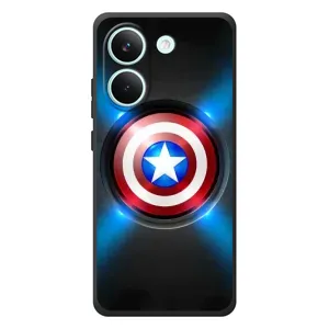 Чохол с Щітом Капітана Америки на Xiaomi Poco X8 Pro (Яскраий Щит Капітана)