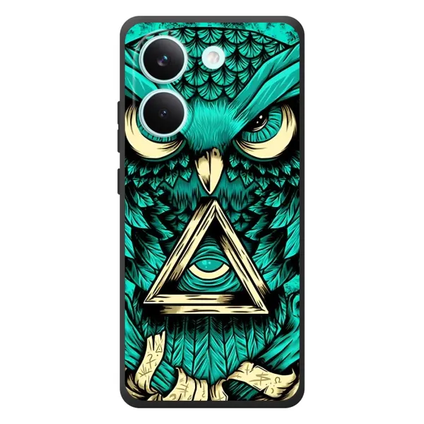 Чехол с рисунком «Зеленая сова» для Xiaomi Poco X8 Pro Чехол с рисунком «Зеленая сова» для Xiaomi Poco X8 Pro