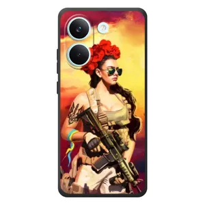 ЗСУ Чехлы (TPU) для Xiaomi Poco X8 Pro (Женщина солдат)