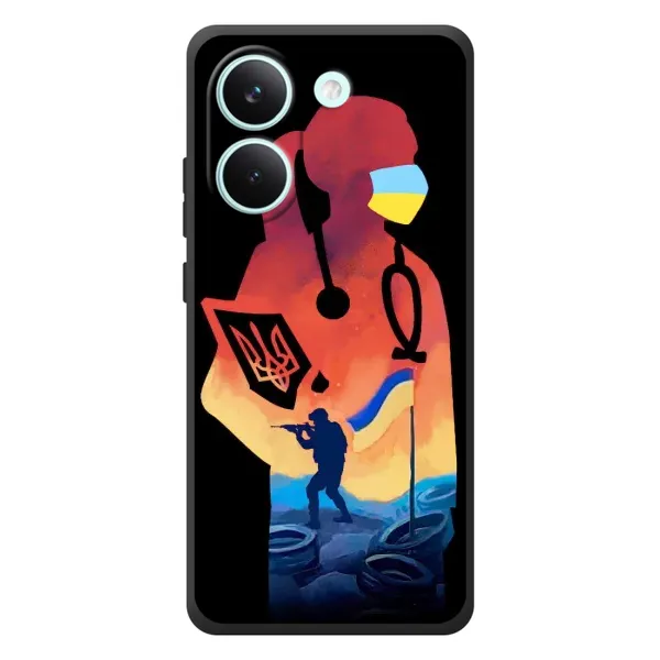 Чехол с рисунком «ЗСУ Врач» для Xiaomi Poco X8 Pro