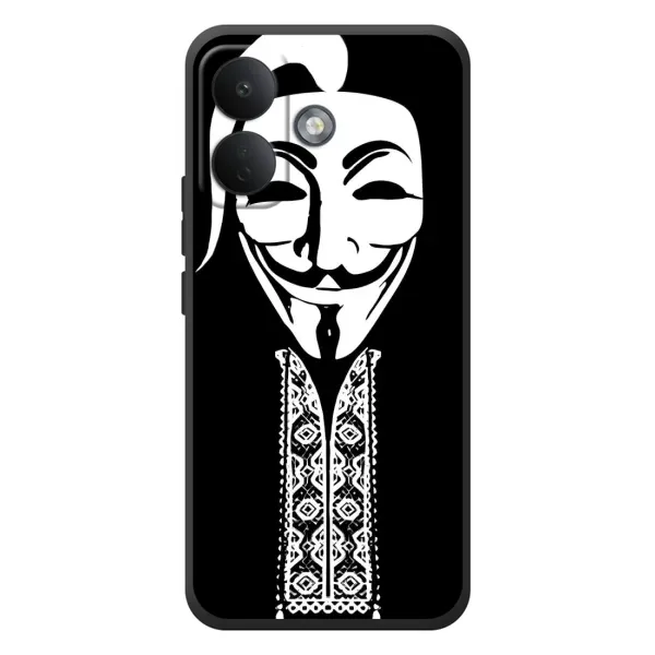 Чехол с рисунком «Анонимус» для Xiaomi Poco X8