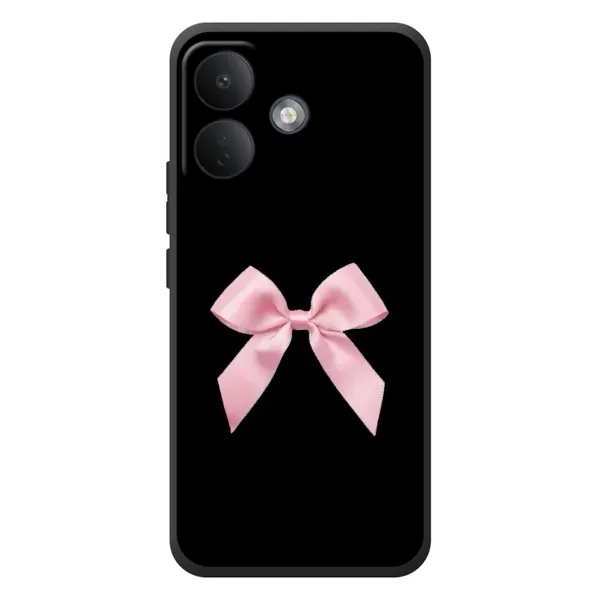 Чехол с рисунком «Бант на черном» для Xiaomi Poco X8