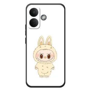 Чехол с принтом Лабубу для Xiaomi Poco X8 (Бежевый Лабубу)
