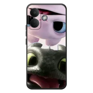 Чехол дракон Беззубик для Xiaomi Poco X8 (Беззубик и Дневная Злость)