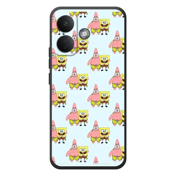 Чехол с рисунком «Боб и Патрик» для Xiaomi Poco X8