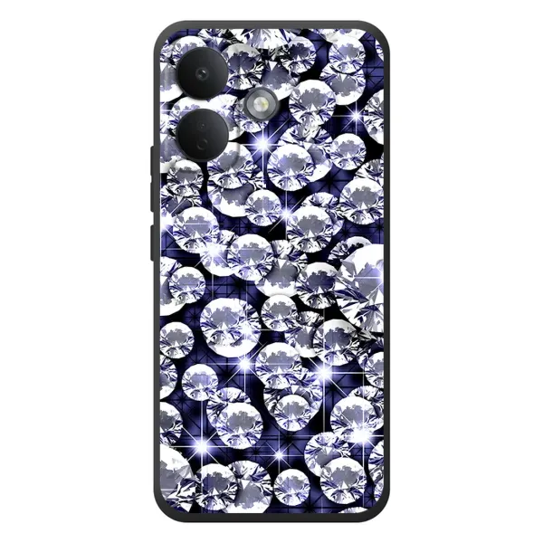 Чехол с рисунком «Бриллианты» для Xiaomi Poco X8