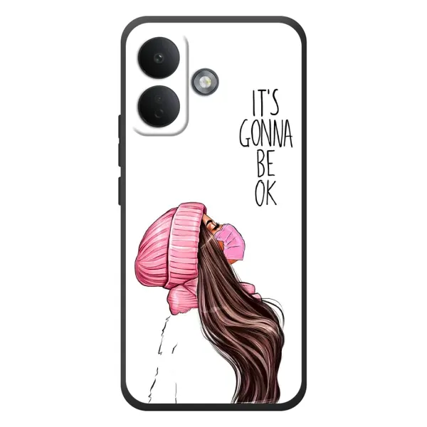 Чехол с рисунком «Девушка в маске» для Xiaomi Poco X8