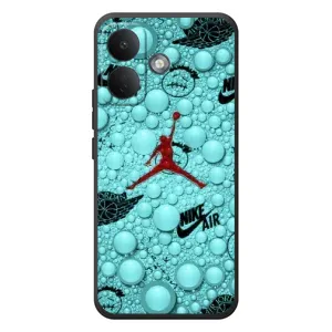 Силиконовый Чехол Nike Air Jordan на Сяоми Поко Х8 (Джордан Найк)