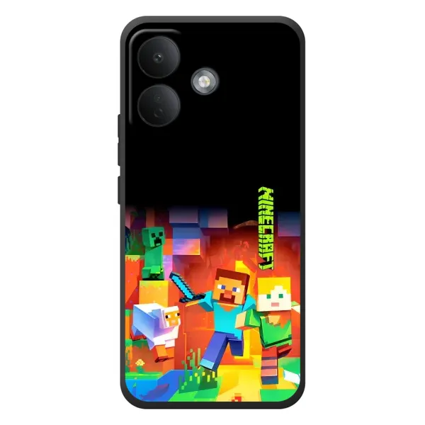 Чехол с рисунком «Герой Майнкрафт» для Xiaomi Poco X8