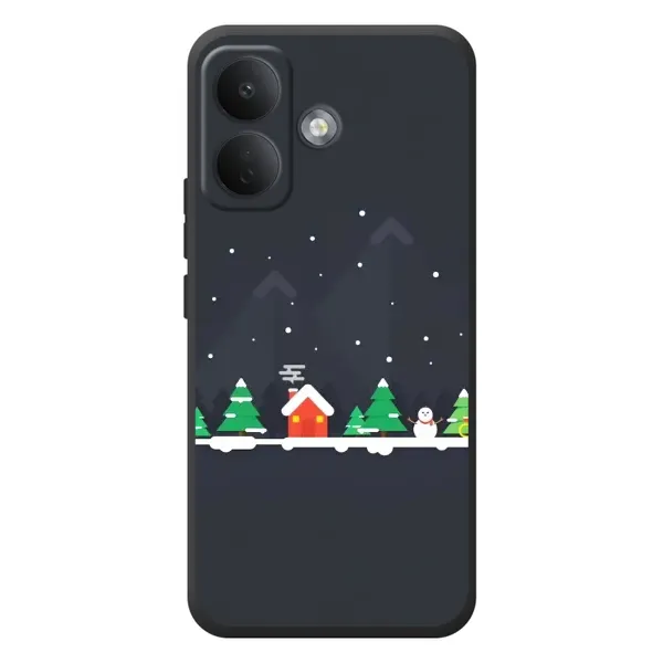 Чехол с рисунком «Город зимний» для Xiaomi Poco X8 Чехол с рисунком «Город зимний» для Xiaomi Poco X8