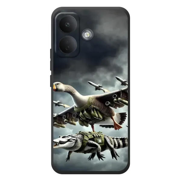 Чехол с рисунком «Гусини и крокодило» для Xiaomi Poco X8 Чехол с рисунком «Гусини и крокодило» для Xiaomi Poco X8