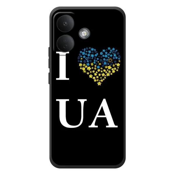 Чехол с рисунком «I Love UA» для Xiaomi Poco X8 Чехол с рисунком «I Love UA» для Xiaomi Poco X8