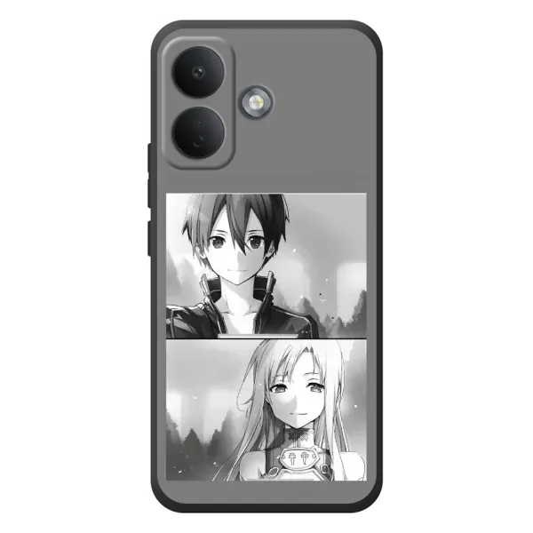 Чехол с рисунком «Кирито-Асуна» для Xiaomi Poco X8