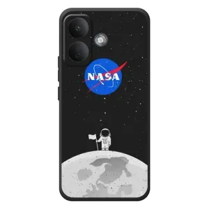 Силіконовый бампер з принтом "Наса" на Xiaomi Poco X8 (Космонавт NASA)