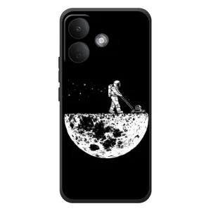 Силіконовый Чохол з принтом "Космонавти" на Xiaomi Poco X8 (Космонавт)