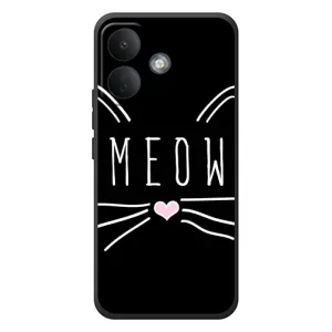 Бампер с изображением Котиков для Сяоми Поко Х8 (КОТИК MEOW)