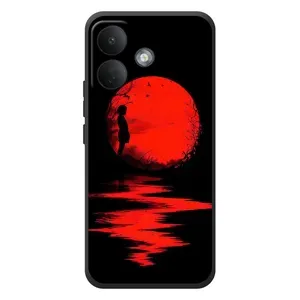 Летний Чехол на Xiaomi Poco X8 (Красный Закат)