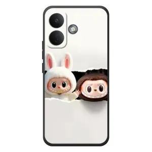 Чехол с принтом Лабубу для Xiaomi Poco X8 (Фигурки Labubu)