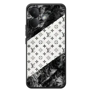 Чехол Стиль Louis Vuitton на Xiaomi Poco X8 (LV на белом)