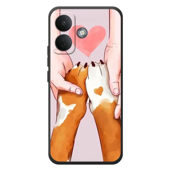 Чехол с рисунком «Любовь к собакам» для Xiaomi Poco X8