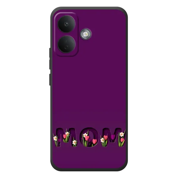 Чехол с рисунком «Мама с цветами» для Xiaomi Poco X8