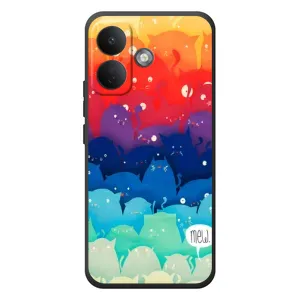Силиконовый чехол с котиком для Xiaomi Poco X8 (Mew)